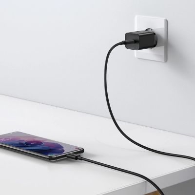 9. Baseus Super Si 1C fast charger USB Type C 25W Power Delivery Quick Charge black (CCSP020101)