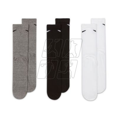 2. Nike Everyday Lightweight Crew 3Pak SX7676-964 Socks