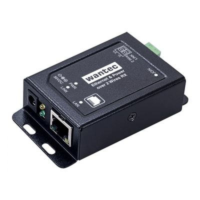 2. Wantec 2wIP E Adapter PoE-Schraubklemme-Switschseite/Sender