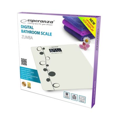 7. Esperanza Zumba EBS005 bathroom scale (white)