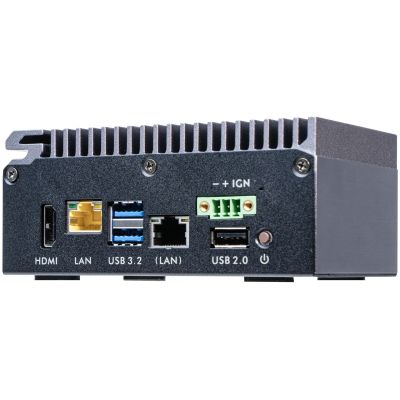 4. Shuttle Edge PC SPCEL03 PC Size 0.46L Black x6413E Intel SoC BGA 1493 1.5 GHz