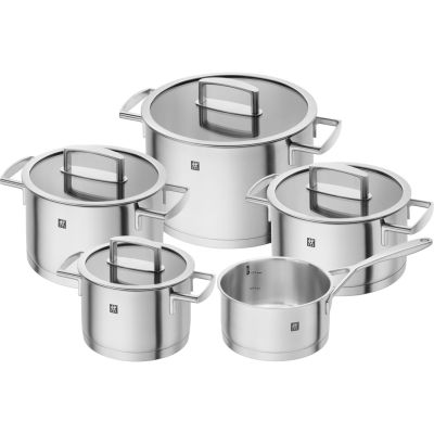 19. ZWILLING Vitality 66460-000-0 pot set (1.5 liters, 2 liters, 3 liters, 3.5 liters, 6 liters)
