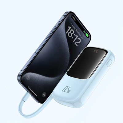 9. Baseus Qpow Pro+ 22.5W 10000mAh USB-C Power Bank - Blue
