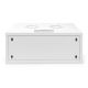 63. 19" 4U wall-mounted network cabinet, SOHO 241 x 540 x 400 mm, glass door, gray, unassembled, 60 kg
