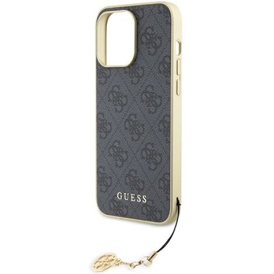 6. Guess 4G Charms Collection case for iPhone 15 Pro Max - gray