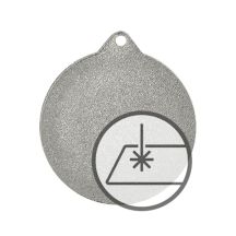 Medal with engraving on laminate