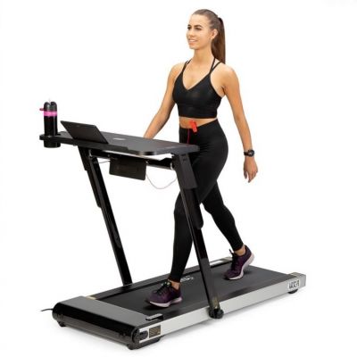 10. HMS LOOP12 MULTI Electric Treadmill with Desk 1-12 km/h, Black