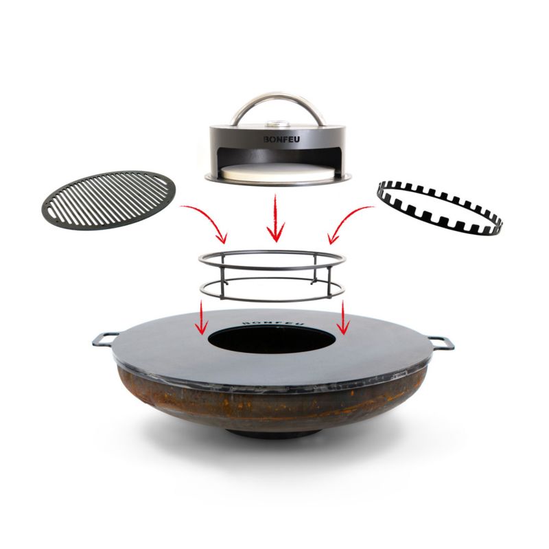 2. Bonfeu accessory stand for Bonplancha 80 BS