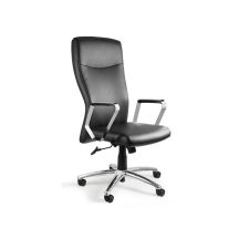 Adella C239 office chair, natural leather, HL-4, black