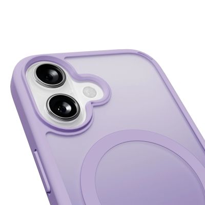 5. Puro Gradient TPU MagSafe Compatible Case for iPhone 17 - Purple