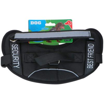 12. DOG HARNESS WITH REFLECTIVE TAPE 44-57 CM MEDIUM