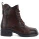 2. Brown Women’s Leather Ankle Boots Vinceza 86444