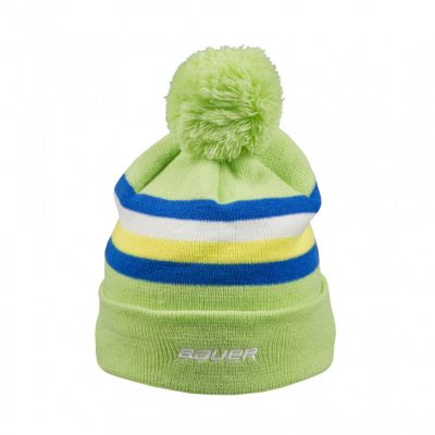 4. Bauer Hockey Repeat Yth Pom-Pom Hat