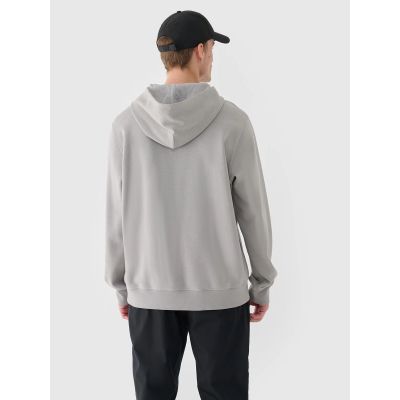 5. Men's sweatshirt with hood, open, 4F 4FRAW24TSWSM1816-25S