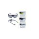 2. Wosport Black Shooting Glasses - 3 Interchangeable Lenses, Strap