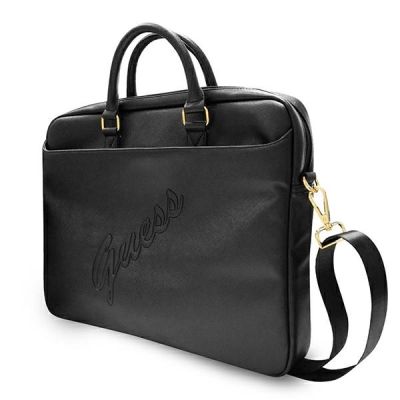 2. Guess Saffiano Script bag for a 16" laptop - black