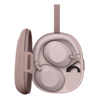 7. Sony WH1000XM6P.CE7 Wired & Wireless Headband Headset Calls/Music/Sports/Everyday USB Type-C Bluetooth Pink