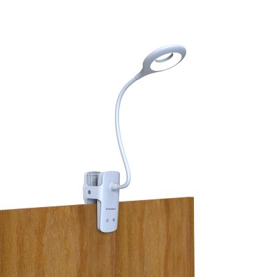 3. Mini Wozinsky Wireless LED Reading Lamp with Clip + USB-C Cable - White