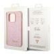 8. Guess Glitter Script Case for iPhone 14 Pro Max - Pink