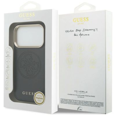 8. Guess Perforated 4G MagSafe case for iPhone 17 Pro - black
