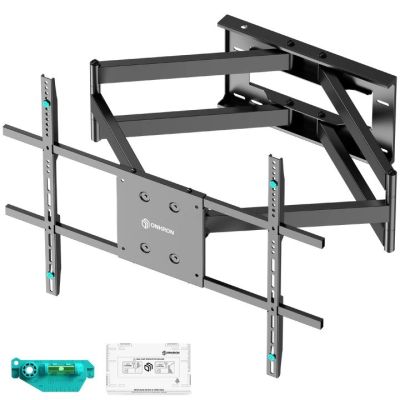ONKRON M8L-B Tilt and swivel TV mount for 42"-110" TVs, max 100 kg, with rotation, black