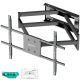 ONKRON M8L-B Tilt and swivel TV mount for 42"-110" TVs, max 100 kg, with rotation, black