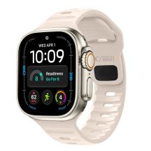Tech-Protect Silicone Line Strap for Apple Watch 44 / 45 / 46 / 49 mm - Beige