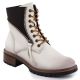 Women's beige worker boots Vinceza 26-58559