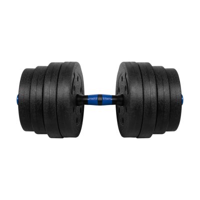 8. Bituminous adjustable dumbbells with connector 2x15kg REBEL ACTIVE