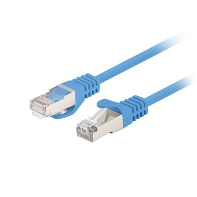 3. PATCHCORD CAT.6 UTP 0.25M BLUE FLUKE PASSED LANBERG 10-PACK