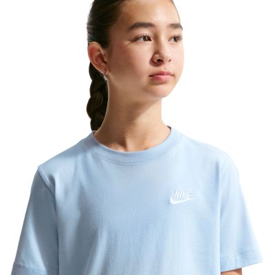 6. Nike Sportswear Kids' T-Shirt Light Blue FZ5177 407