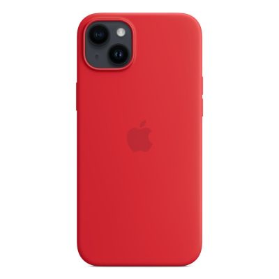 3. Apple Original iPhone 14 Plus Silicone Case with MagSafe Color Product(RED)