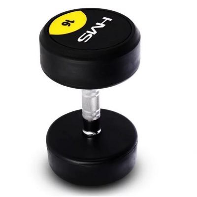 2. Rubber-coated dumbbell 16kg HMS HG PRO 16