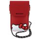 2. Hello Kitty Leather Hiding Kitty Cord bag - red