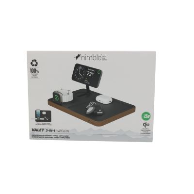 Nimble Valet 3-in-1 Wireless Charger NB-WP-3N1VLT-12749A