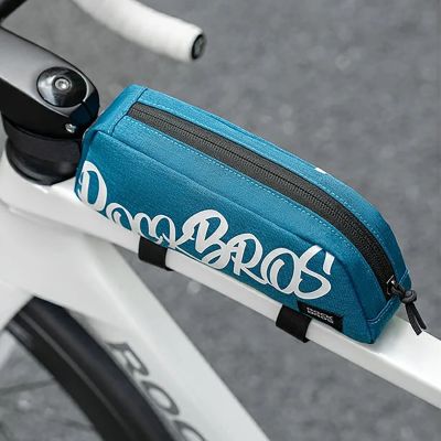 4. Rockbros G009 Flash Journey Top Tube Bike Bag 0.8L - Blue