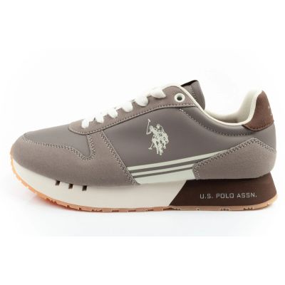 2. US Polo Assn sports shoes sneakers men's fashionable comfortable brown