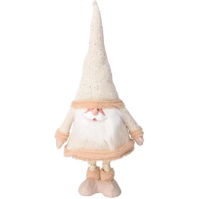 15. SANTA CLAUS ON TELESCOPIC LEGS 30X18X100CM GOLD