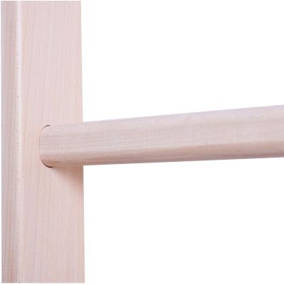 34. LADDER WITH WOODEN BAR AND ACCESSORIES BENCHK 111+A204