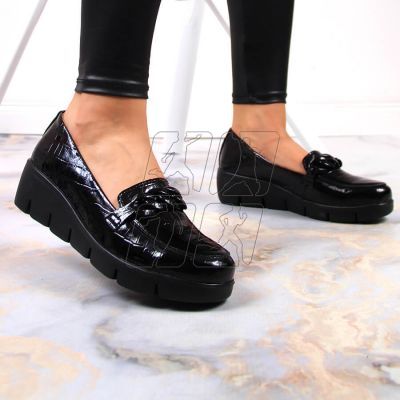 8. Filippo W PAW364 patent leather shoes, black