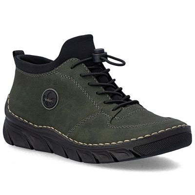Women's ankle boots green Rieker 55071-54