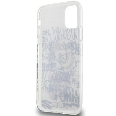 7. Hello Kitty IML Kitty On Bricks Graffiti case for iPhone 11 / Xr - white