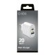3. SBS TETRPD20W 20W USB-A USB-C Wall Charger with Power Delivery - White