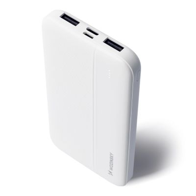 3. Wozinsky powerbank Li-Po 10000mAh 2 x USB white (WPBWE1)
