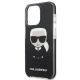 6. Karl Lagerfeld Iconik Karl Case for iPhone 13 Pro / iPhone 13 - Black