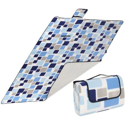 10. BEACH AND PICNIC BLANKET 200x200CM WITH ALU COATING ENERO CAMP 1064109