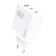 Dudao A29 65W GaN Wall Charger 2 x USB-C + 1 x USB-A - White