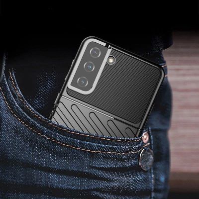 8. Thunder Case flexible armored cover for Samsung Galaxy S22 + (S22 Plus) blue