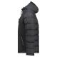 6. Men’s jacket Geographical Norway BEACHWOOD NO CONSTRAST BLACK-BLACK DB MEN 068 (WZ7433H/GN-BLACK / BLACK)