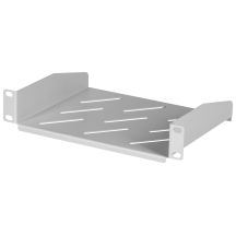Fixed shelf For 10” cabinets Lanberg AK-1012-S (180 mm; gray)